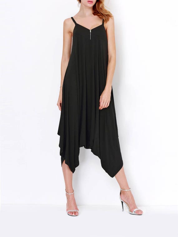 black harem jumpsuit