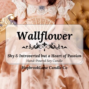 Wallflower - bookish candle - Pick your scent