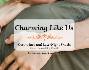 Charming Like Us bookish Candle