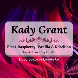 Kady Grant Bookish candle - Illuminae Files - Jay Kristoff/Amie Kaufman