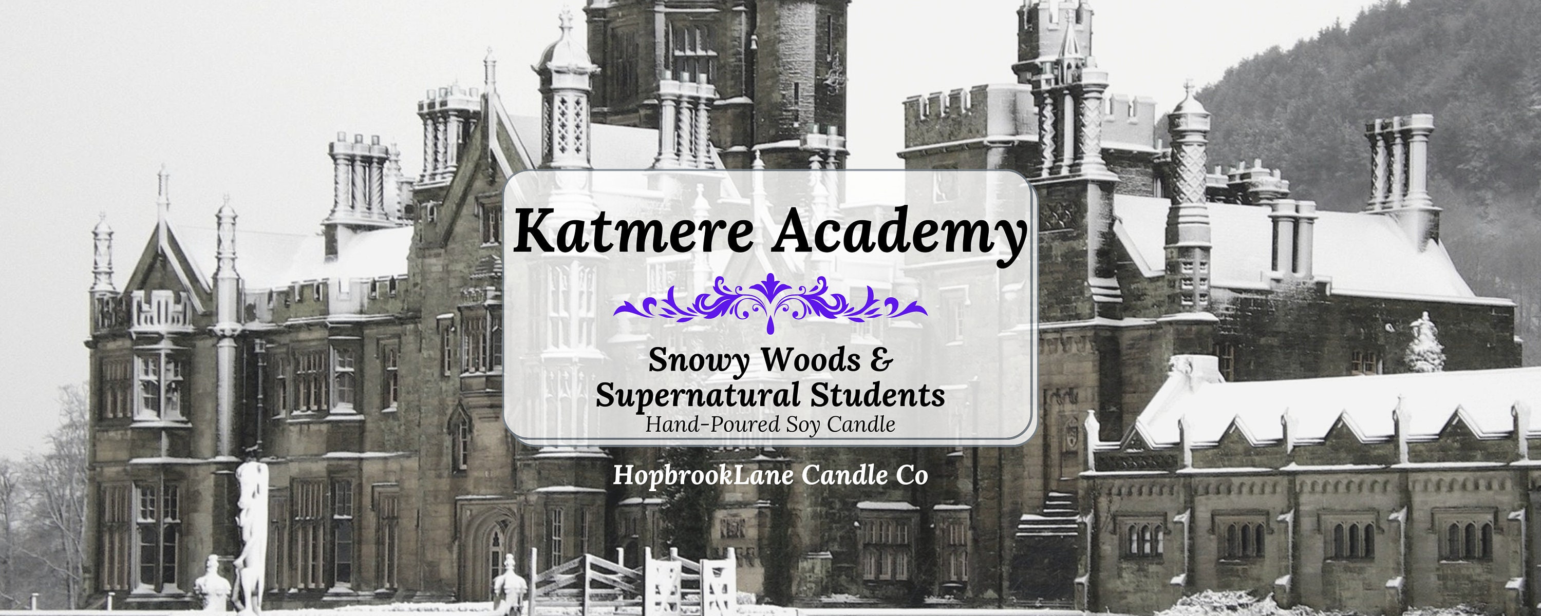 Katmere Academy - Literary Locale Bookish Candle - 7.5 Oz Candle