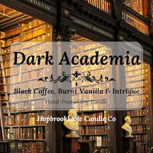 Dark Academia - leeskaars