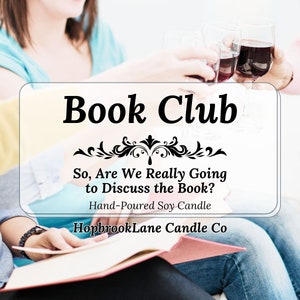 Boekenclub - kies je geur - leeskaars