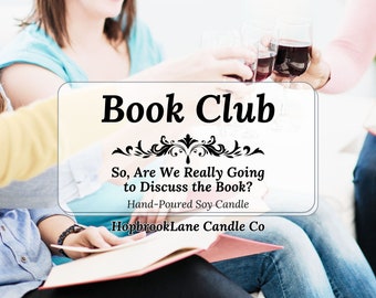 Book Club - pick your scent - bookish candle