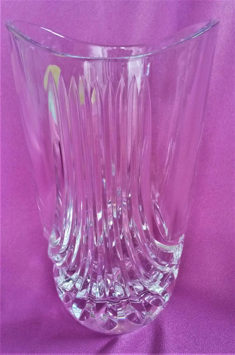 Rare Vintage Cristal J. G. Durand Lead Crystal Vase France Etsy