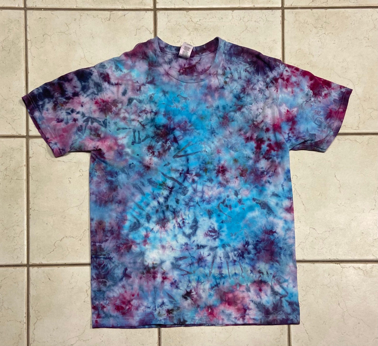 Unisex L Large Tie Dye / Snow Dye T-shirt - Etsy