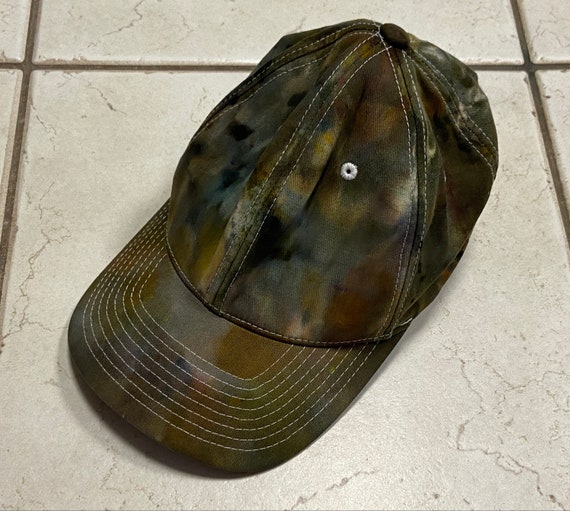 Flexfit S/M Hat size Ballcap Dye-style ma42 Etsy Camouflage-mid Hat Sweat Band Cap - Tie W/ Profile Cotton Structured 6 1/4 Camo 3/4-7 Spandex