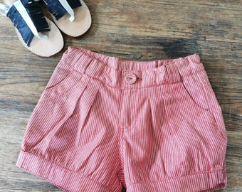 Stretch Cotton Girls short Twisted Cuff Short Balloon Short Light Cotton Short Pant
