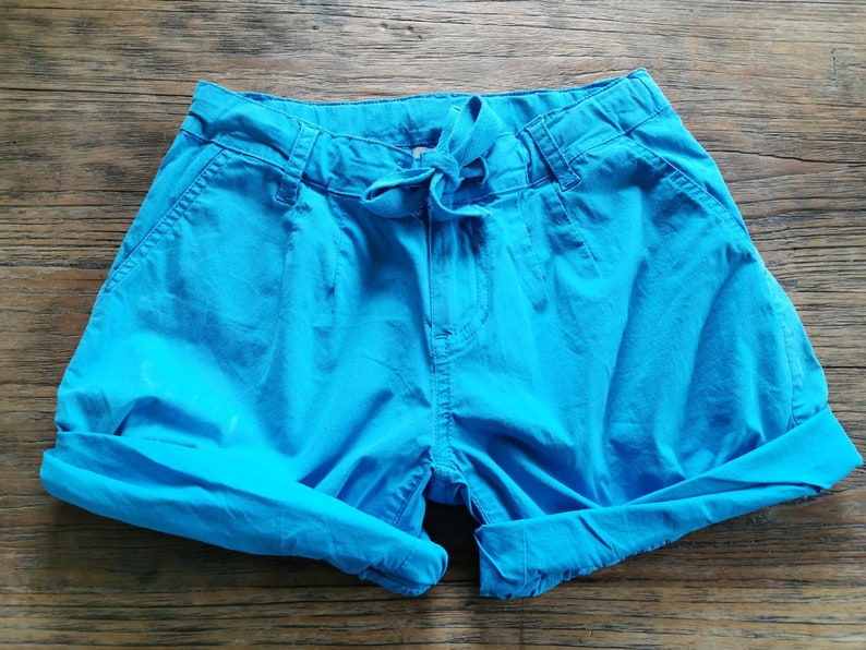 Stretch Cotton Girls short Twisted Cuff Short Balloon Short Light Cotton Short Pant