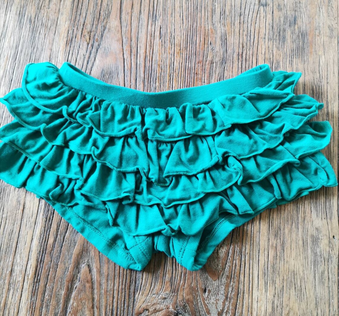 Modal Knickerbockers Kids Frilly Knickers Super Soft Modal Etsy