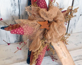 Primitief / patriottisch / ster / middelpunt / direct downloaden / pdf-bestand / e-patroon