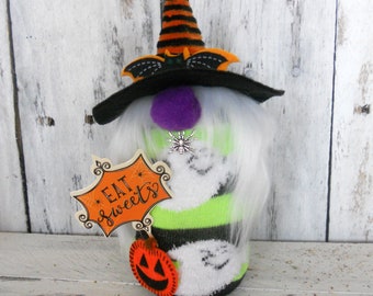 Halloween/ witch/ gnome/ decor/ decoration/ handmade