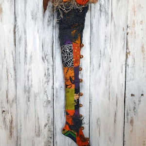 Primitive/Halloween/Patchwork/Pończocha/e-wzór/natychmiastowe pobranie/PDF