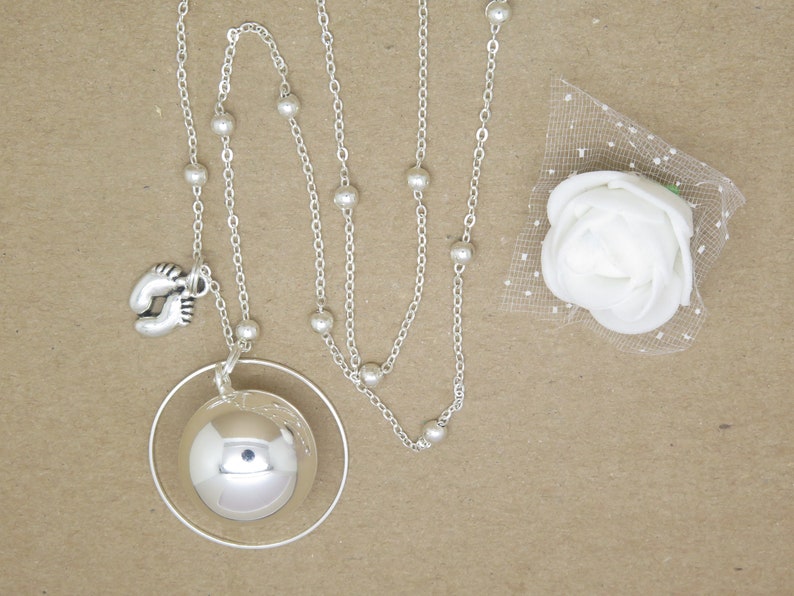 Bola de grossesse argent plaqué bola lisse anneau saturne et - Etsy France