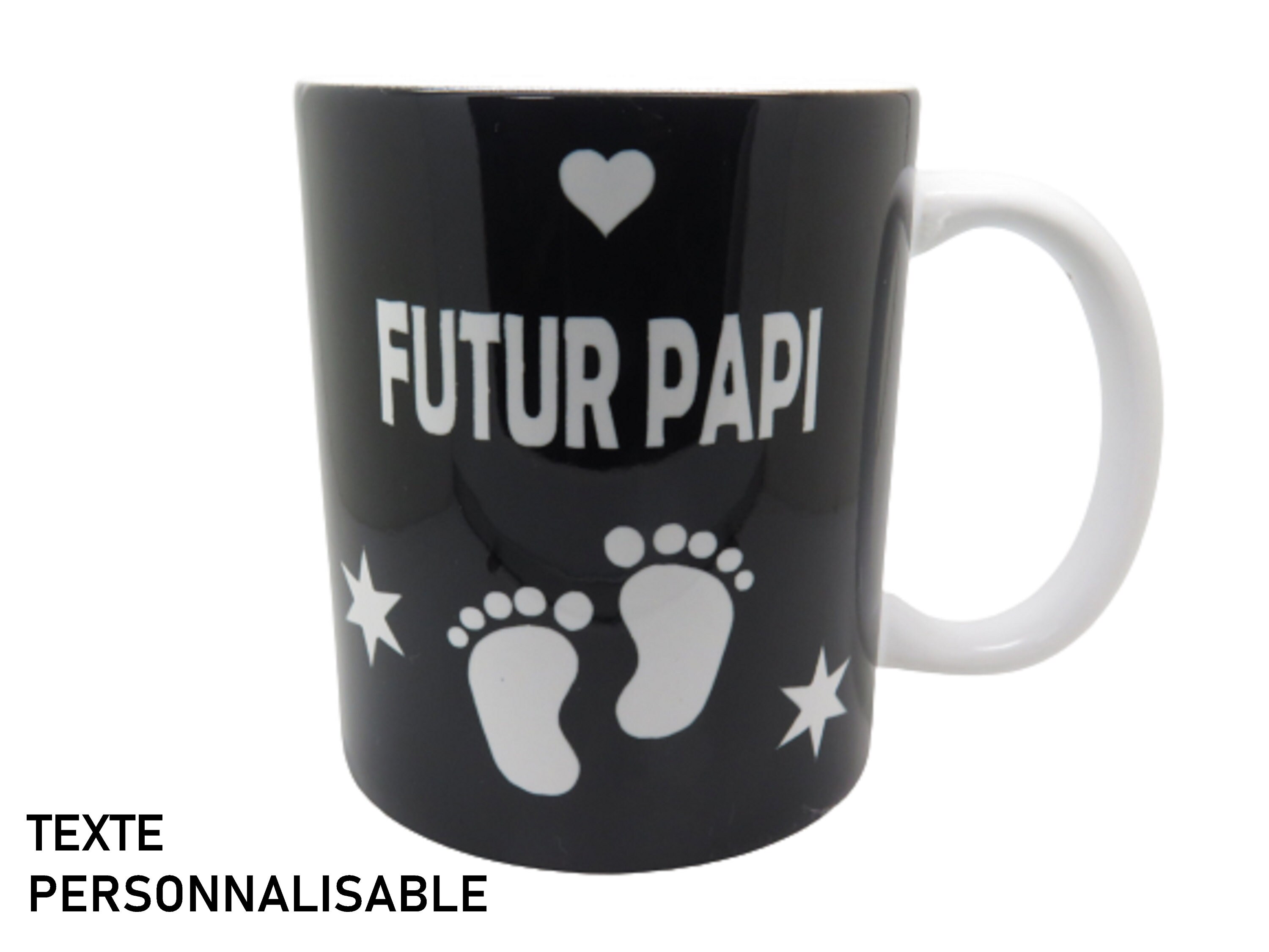 Mug Texte Personnalisé Personnalisable Annonce Grossesse Mamie Papi Tata Tatie Tonton Marraine Petit