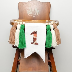 Football High Chair Banner, First Down 1st Birthday Tassel Banner, Football Birthday, Football Cake Smash Banner Bird Gang Philly Football