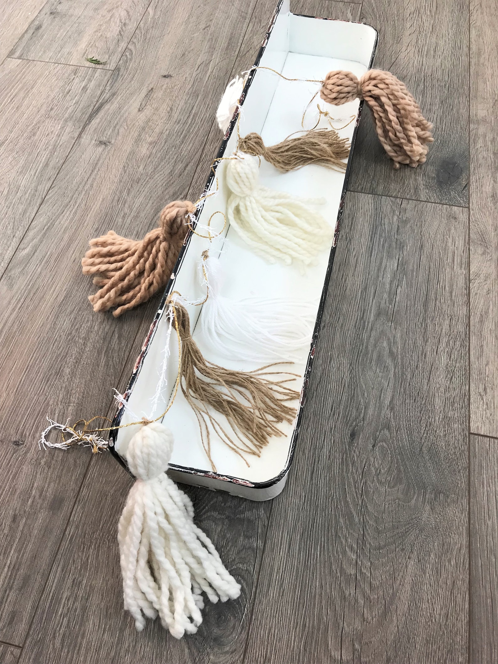 Neutral Tassel Garland/Boho Whimsy Decor/Modern Farmhouse/Chic Etsy