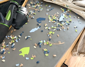 Confeti de peces: Decoraciones para fiestas de pescadores jubilados Decoración de mesa para hombres Pescando el pez grande Primer cumpleaños