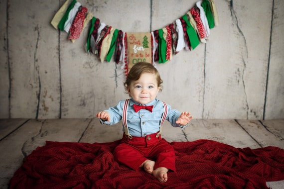 Christmas High Chair Banner/Red Black Buffalo Plaid/Oh What Fun It Is To Be One/First Birthday Party Decor/Winter ONEderland/Pancake Smash Il_570xn