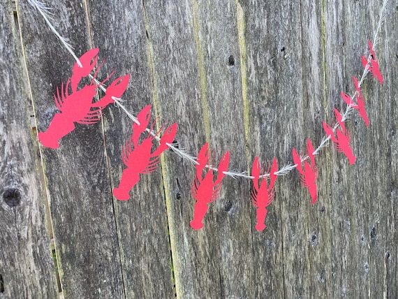 Crawfish Banner: Pinch Me Im One Baby Shower Engagement Party Decorations