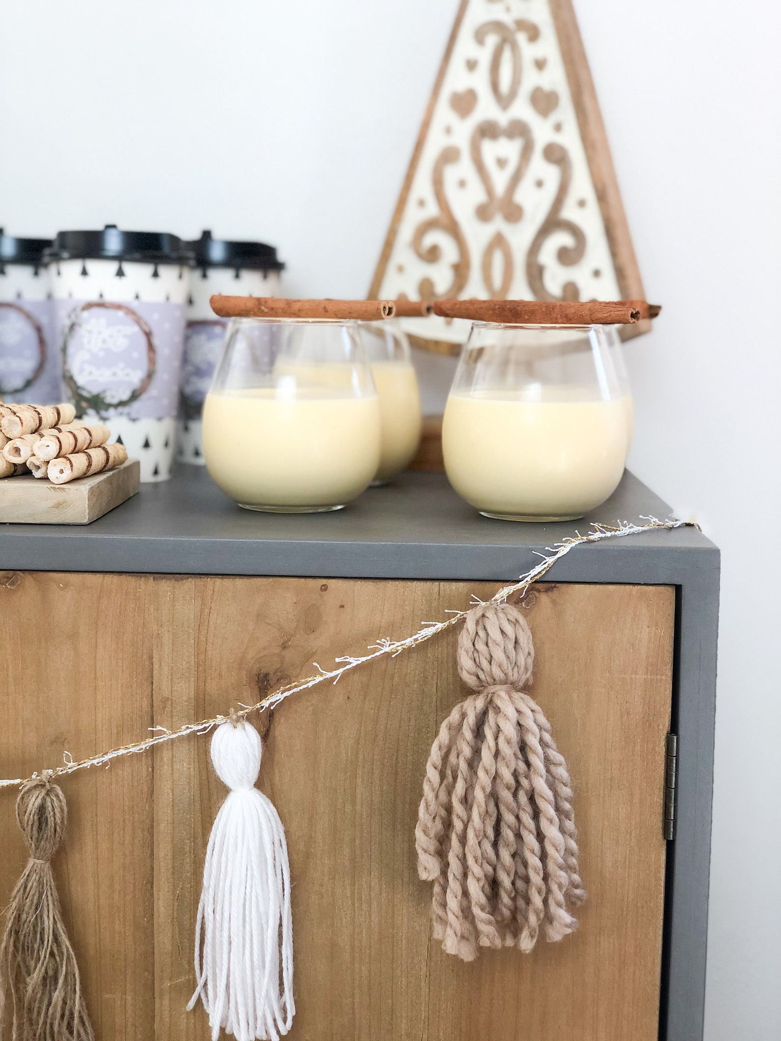 Neutral Tassel Garland/Boho Whimsy Decor/Modern Farmhouse/Chic Etsy