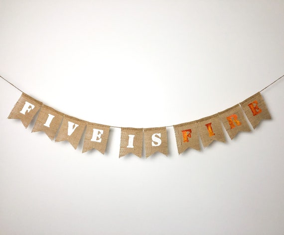 Fire Theme Banner/Five is Fire/Firefighter Sound the Alarm Party/Dragon Fire Breathing Fun/Calling All Dragons/Handpainted Flames/Custom Age Il_570xn