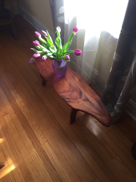 Hand Made Little Bench African Mahogany Etsy