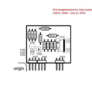 PCA Daughterboard for Aksa Lender Preamp image 4