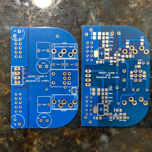 Bare PCBs for Pocket Class A Headphone Amplifier / Desktop / Headamp / Amp