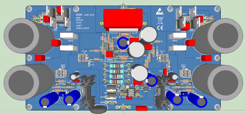 ABBB Amplifier PCB image 1