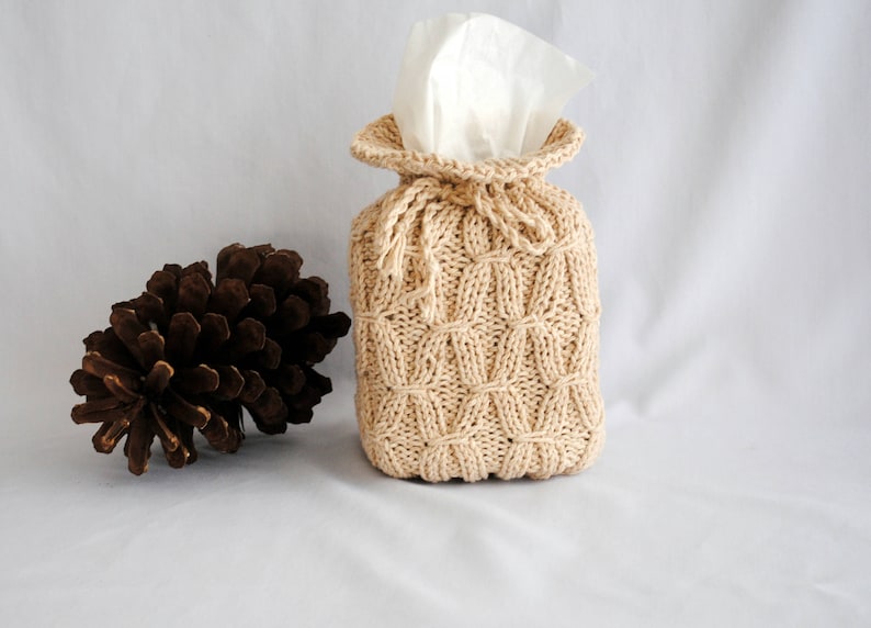 Modern Farmhouse Tissue Box Cover, Decorative Tissue Box