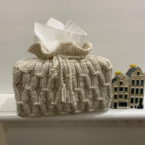 Rectangular Tissue Box Cover Box Cover Nursery Decor Box Holder Crochet Decor Tissue Box Sleeve Ready to Go