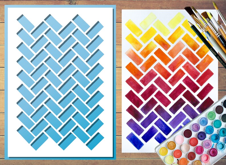 A 5 4 3 BIG SIZES //314 Set Of Birds Art Craft Reusable Stencil Decor