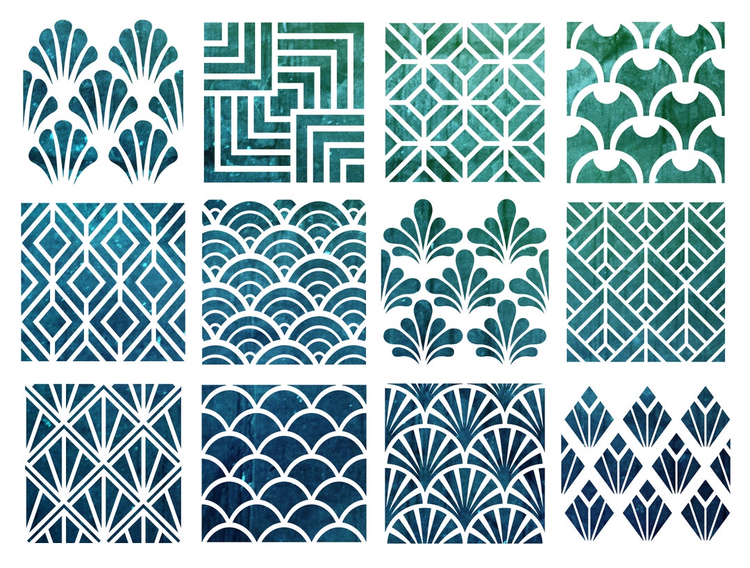 Des pochoirs pour la décoration murale moderne sont disponibles auprès de Stucco naturale