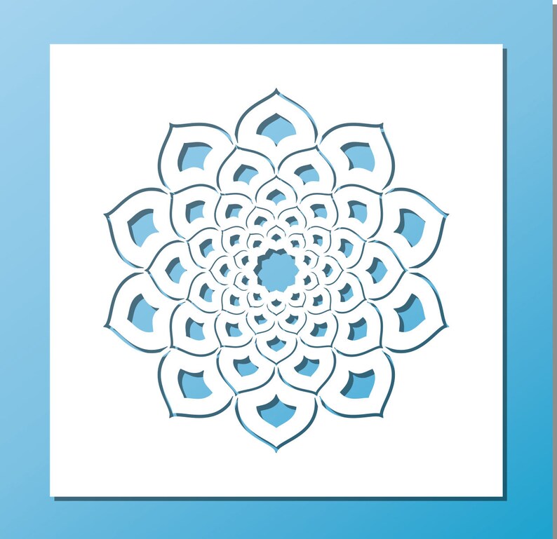 Mandala Stencil LARGE Wall Art Scrapbooking Baking Craft Stencil