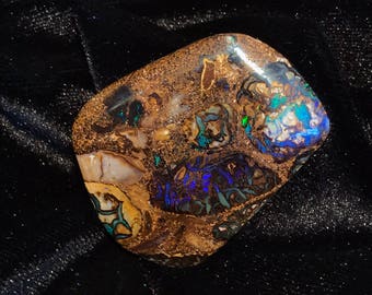 Beautiful Koroit Boulder Opal Cabochon