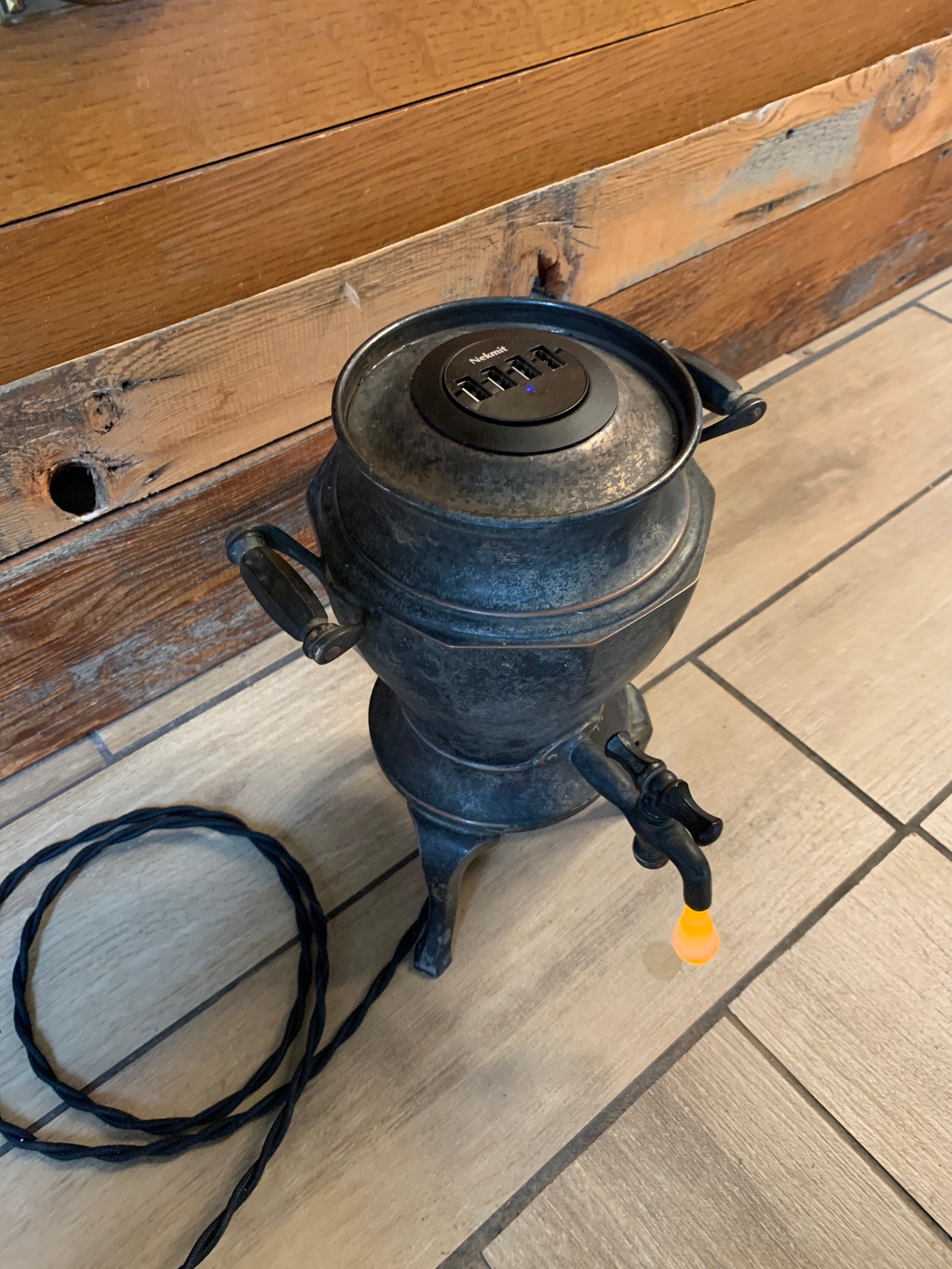 Vintage Percolating Coffee Maker Made Into a 4 Port Charging - Etsy 