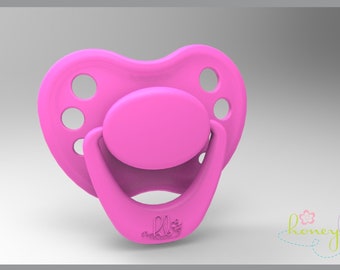 HoneyBug Sweetheart Pacifier Miss Bubblegum INCLUDES MAGNETS /& SHIPPING IN USA!