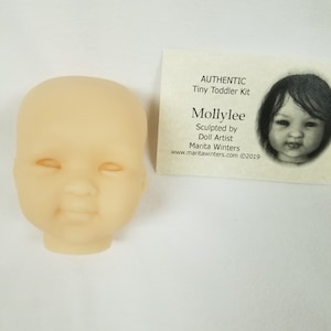 Mollylee Mini Toddler Reborn Vinyl Doll Kit by Marita Winters