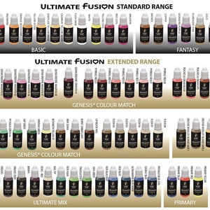 Ultimate Fusion Air Dry Acrylic Water Based Paints