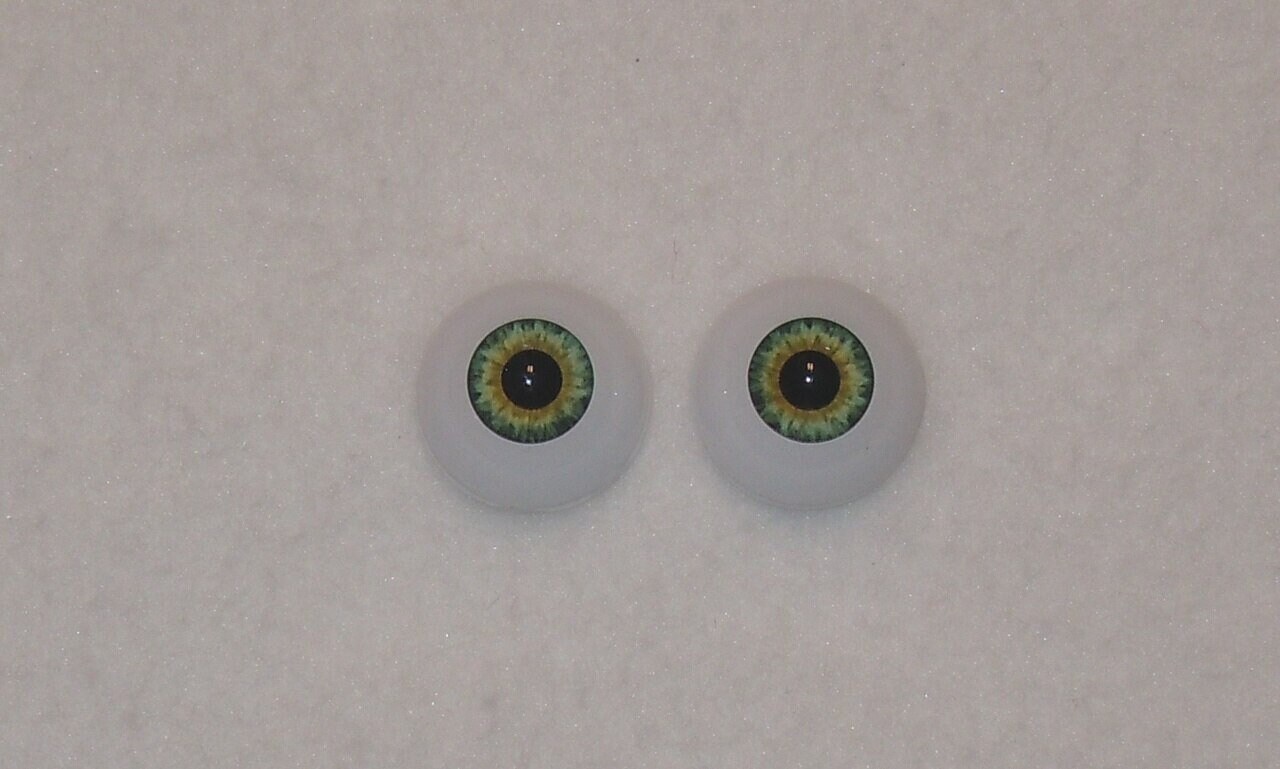 22mm Gray Round “Real Eyes” Made In USA 