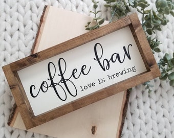 Coffee Bar Decor Over 70 Customizable Or Handmade Options Etsy