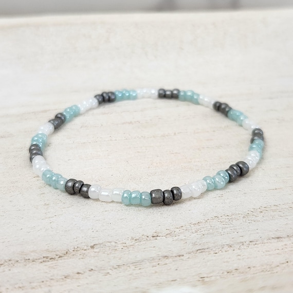 Seed Bead Stretch Bracelet | Beach Bracelet | Beaded Bracelet | Gift for Her | Stretch Bracelet | Multi Color Bead Bracelet | Summer Jewelry