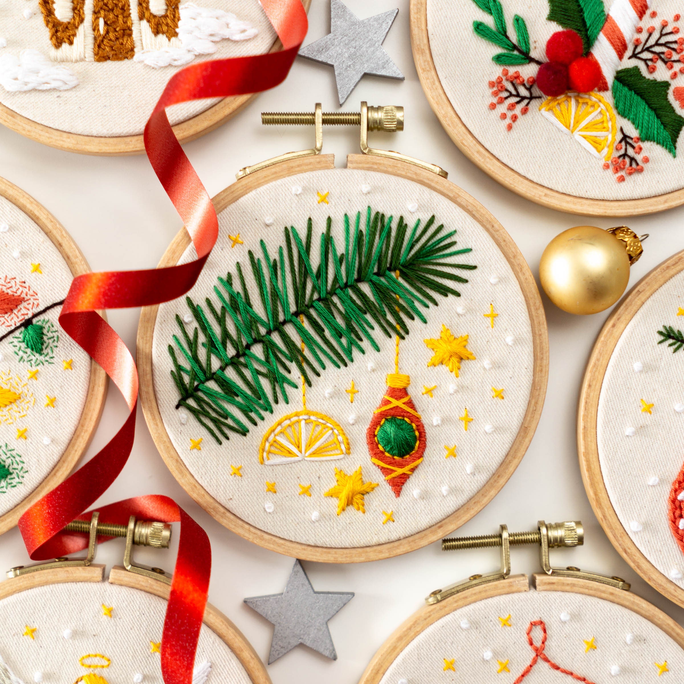 Embroidery Pattern CHRISTMAS DECOR Hoop Art Embroidery PDF - Etsy