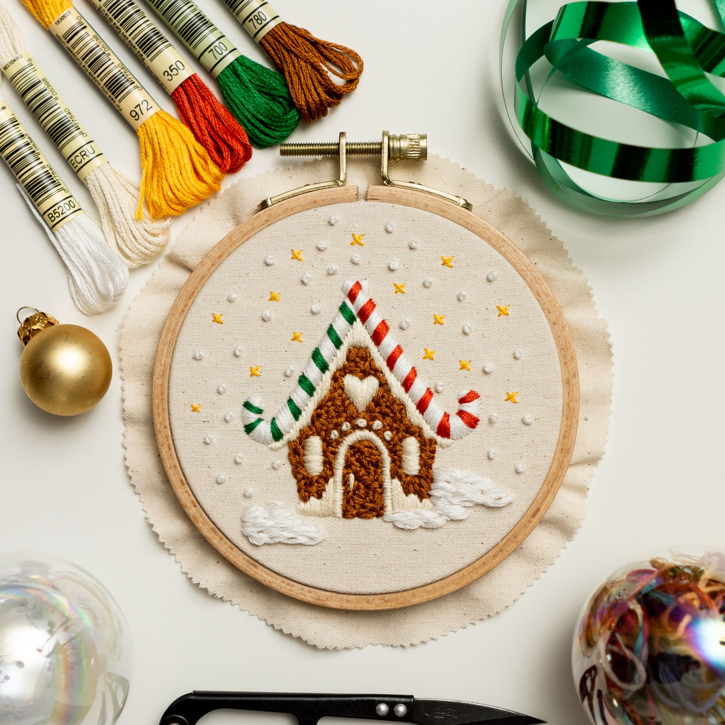 DIY Christmas 6 Mini Embroidery Hoop Decorations/earrings digital Pattern  Step by Step Festive Craft Guide PDF Only -  UK