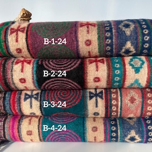 Tibetan yak wool Shawl/ Scarf/ Blanket, Meditation Shawl, loose weaved for super soft and warm, Best Gift for the winter. floral designs ..