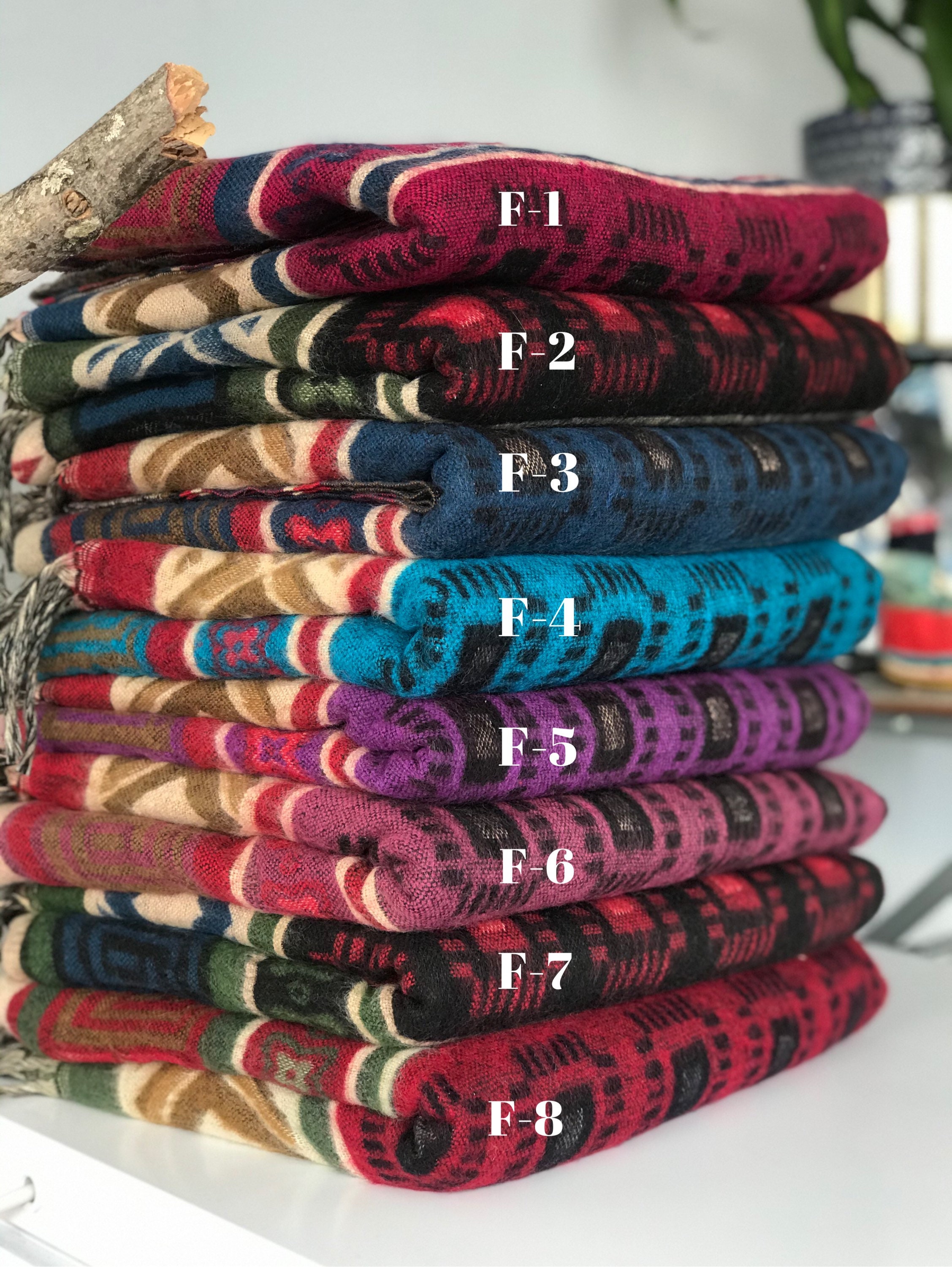 YOKE　Cotton Yak long Stole Organic Cotton Blended Yak Knitting Patterns Socks | 7-5019