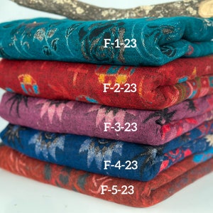 Tibetan yak wool Shawl/ Scarf/ Blanket, Meditation Shawl, loose weaved for super soft and warm, Best Gift for the winter. floral designs ..