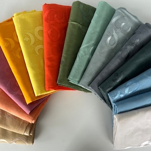 100% cotton Meditation scarfs/prayer scarf/ 54 embroidered Om Scarfs/mantra Scarf/ Yoga Scarf/ Shiva/shakti scarfs,plan colors Om scarfs.