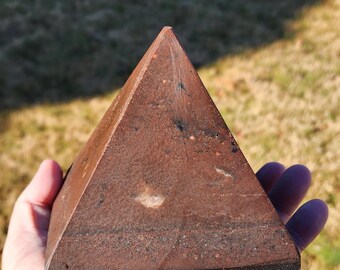 Sedona Dirt Pyramid with Shungite & Crystals